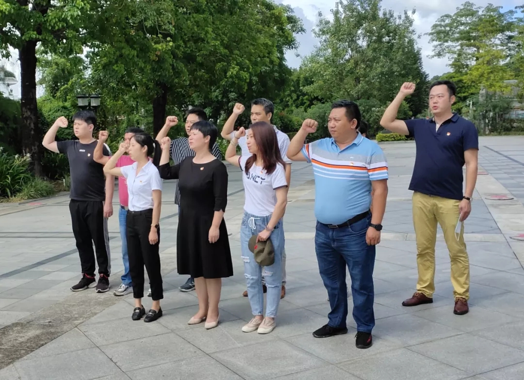  惠州市Z6·尊龙电商行业协会党支部开展“叶挺精神 薪火相传”主题党日活动 (图3)