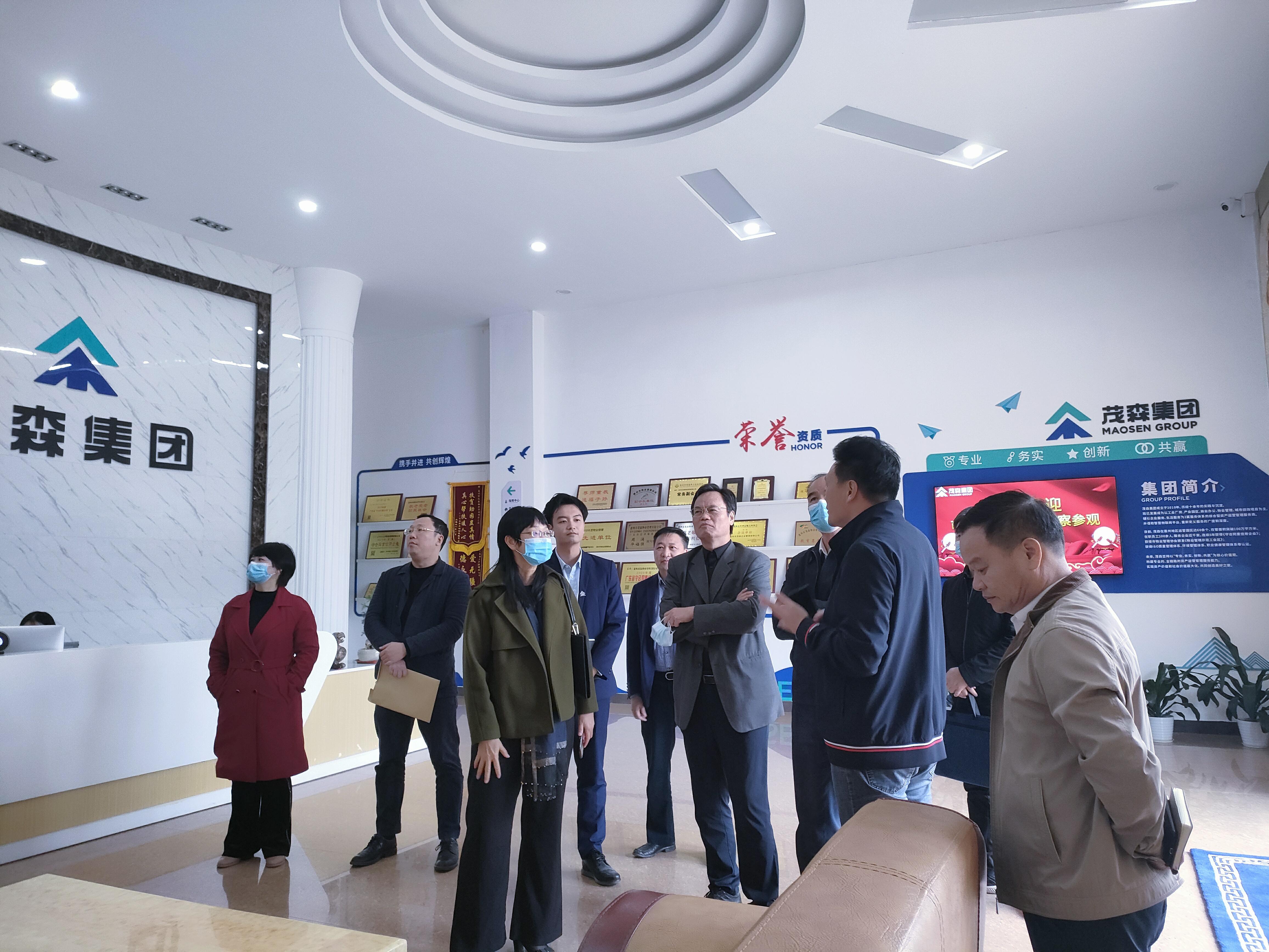 领导关怀丨市政协领导调研茂森Z6·尊龙电商产业园建设工作(图2)